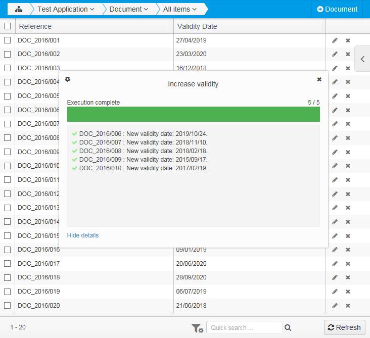 Batch Actions 11