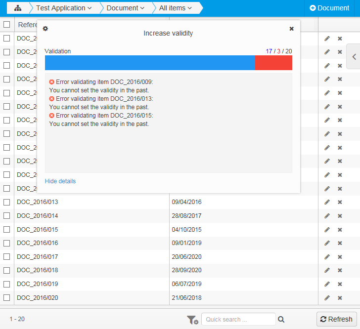 Batch Actions 8