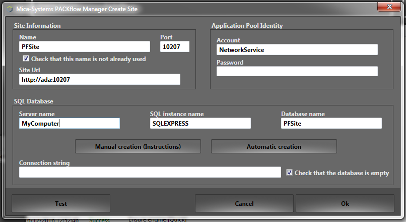 Site Creation 1
